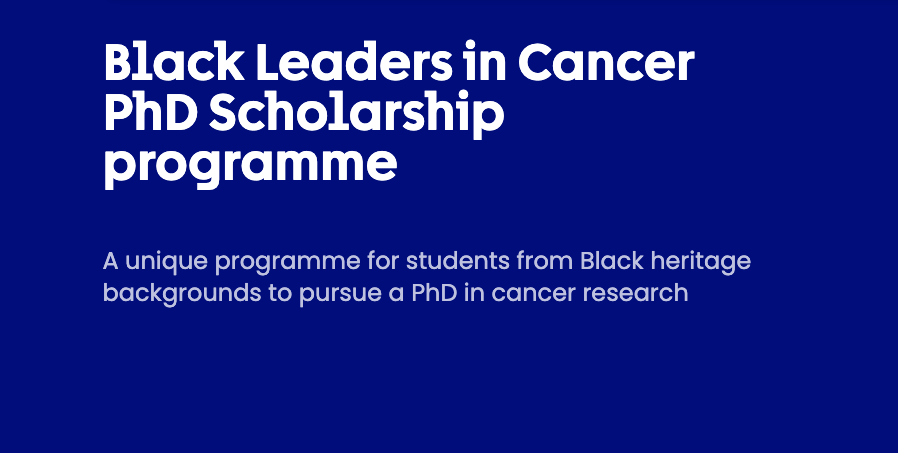 Advice for Aspiring PhDs from the Black in Cancer Conference – Manchester Cancer Research Centre